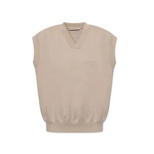 Fear Of God Essentials Logo Printed V-Neck Vest
